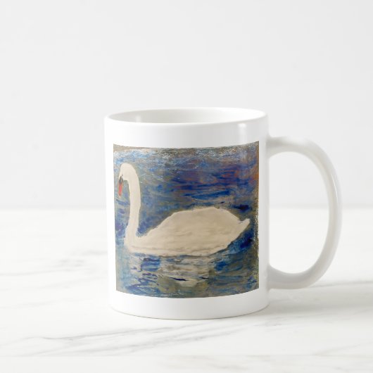 Mug Oiseaux Art Swan réflexions (Droite)