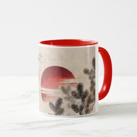 Mug Oiseaux au soleil (Devant droit)