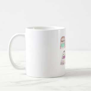 Mug Oiseaux avec masques. Oiseaux 2020