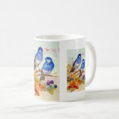 Mug Oiseaux bleus (Devant droit)
