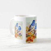 Mug Oiseaux bleus (Devant gauche)