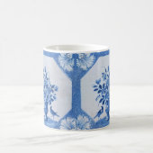 Mug Oiseaux bleus de Delft floral chic campagnard fran (Centre)