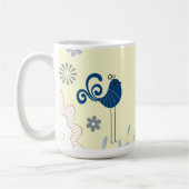 Mug Oiseaux bleus décoratifs modernes (Gauche)