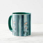 Mug OISEAUX BLEUS HEUREUX par SHARON SHARPE (Devant gauche)