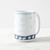 Mug Oiseaux bleus mug-céramique (Devant droit)