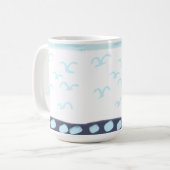 Mug Oiseaux bleus mug-céramique (Devant gauche)