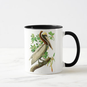 Mug Oiseaux Brown de John James Audubon de pélican de