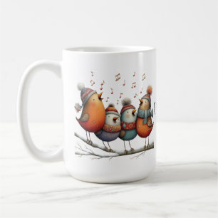 Mug Oiseaux Chantants Fantaisistes Quatre 12 Jours de 
