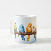 Mug Oiseaux colorés (Devant gauche)