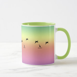 Mug - Oiseaux côtiers au lever du soleil