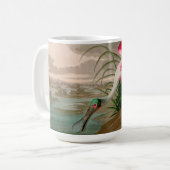 Mug Oiseaux d'Amérique de spatule de rose Audubon Impr (Devant gauche)