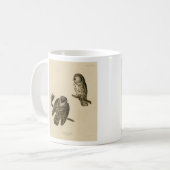 Mug Oiseaux d'Amérique du Chouette boréale de Tengmalm (Devant gauche)