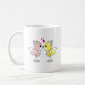 Mug Oiseaux d'amour mignons (Gauche)