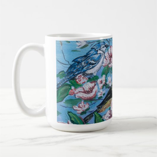 Mug Oiseaux dans le Jardin mou (Gauche)