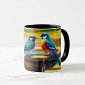 Mug Oiseaux d'art (Devant droit)