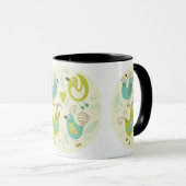 Mug oiseaux de bande dessinée de cate (Devant droit)