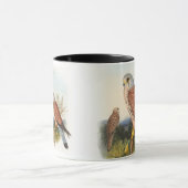Mug Oiseaux de John Gould de faucon de crécerelle de (Centre)