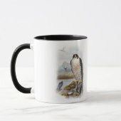 Mug Oiseaux de John Gould de faucon pérégrin de la (Gauche)