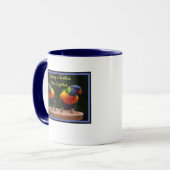 Mug Oiseaux de même plumage s'assemblent Loriquet (Devant gauche)