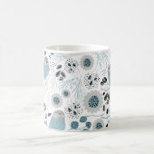 Mug Oiseaux de poulet Fleurs gris bleu mignonnes Berri (Centre)
