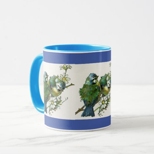 Mug Oiseaux de printemps (Devant gauche)