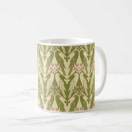 Mug Oiseaux de renouveau gothique (Devant droit)