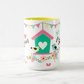 Mug Oiseaux de Whimsical et Birdhouse (Centre)