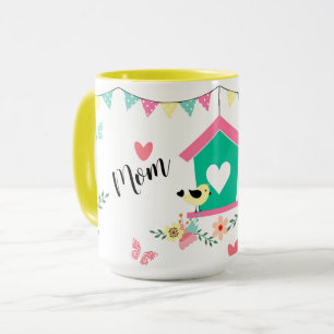 Mug Oiseaux de Whimsical et Birdhouse