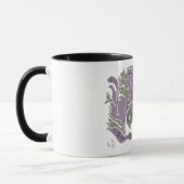 Mug Oiseaux d'élevage enchevêtrés TWArt 12-violet (Gauche)