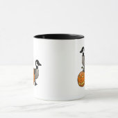 Mug Oiseaux d'Halloween du Canada avec Jack-o-lanterne (Centre)