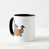 Mug Oiseaux d'Halloween du Canada avec Jack-o-lanterne (Devant gauche)