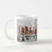 Mug Oiseaux d'hiver, amoureux des oiseaux-mug, cadeaux (Gauche)