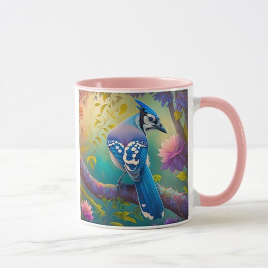 Mug Oiseaux d'Imaginaire Jay bleu (Droite)