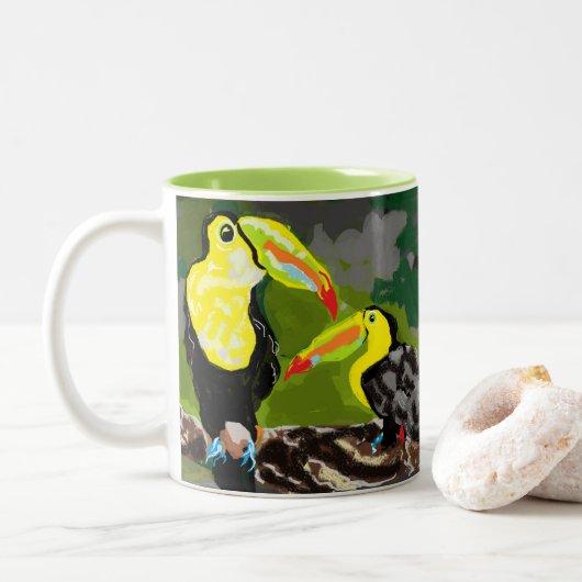 Mug : Oiseaux Du Paradis (Avec donut)