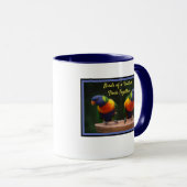 Mug Oiseaux d'une plume se rassemblent Lorikeet (Devant droit)