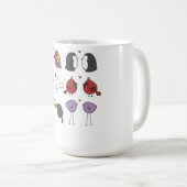 Mug Oiseaux en amour (Devant droit)