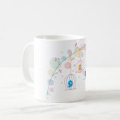 Mug Oiseaux En Cages (Devant gauche)