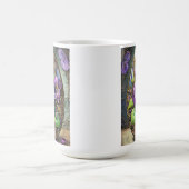 Mug Oiseaux en fleurs Pied violets Fleur sauvage Oeuf  (Centre)
