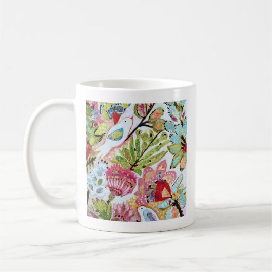 Mug Oiseaux en papier II (Gauche)