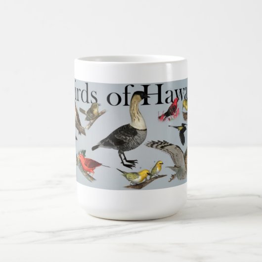 Mug Oiseaux endémiques de Hawai'i (Centre)
