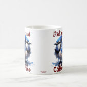 Mug Oiseaux et café Céramique mignonne (Centre)