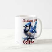 Mug Oiseaux Et Café Cute Céramique (Devant droit)