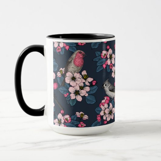 Mug Oiseaux et fleurs (Gauche)