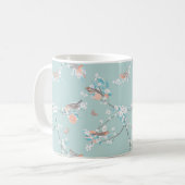 Mug Oiseaux et fleurs (Devant gauche)