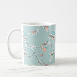 Mug Oiseaux et fleurs