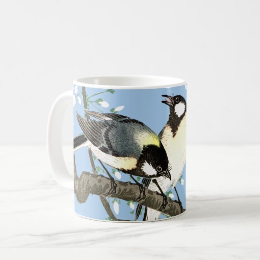 Mug Oiseaux et fleurs de cerisiers Ohara Koson (Devant gauche)