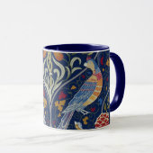 Mug Oiseaux et fleurs, William Morris (Devant droit)
