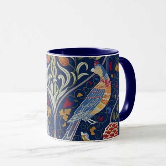 Mug Oiseaux et fleurs, William Morris (Devant droit)