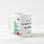 Mug Oiseaux et notes de musique (Devant gauche)
