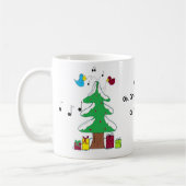 Mug Oiseaux et notes de musique (Gauche)